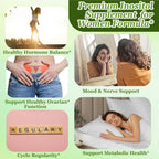 Myo & D-Chiro Inositol para Mujeres - Complejo 40:1 con Multivitaminas y Hierbas - Gotas Líquidas