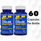 Acetylcholine Brain Food - Acetil L-Carnitina y Alpha GPC - 120 Cápsulas