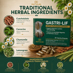 GASTRI-LIF – 30 Cápsulas – Suplemento Herbal Digestivo