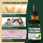 Polypodium leucotomos Immune Support Drops, Herbal Extract Immunity Boost Supplement for Skin Health. Calaguala para Proteger la Piel. 2oz
