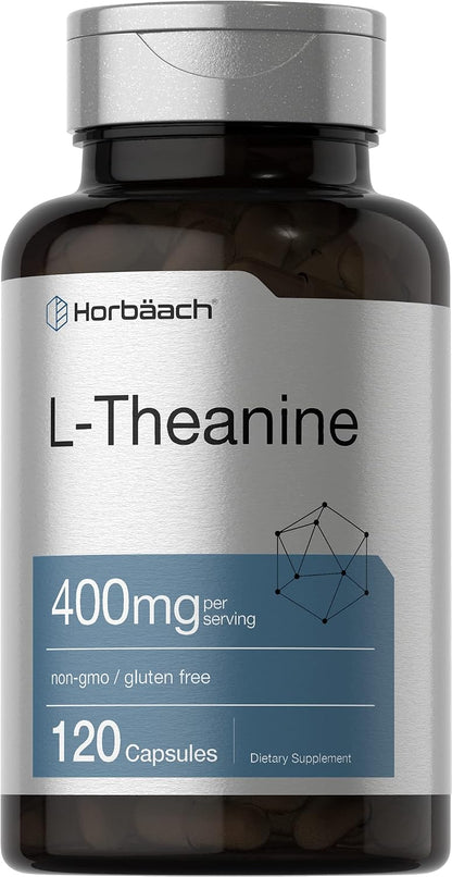 Horbäach L-Teanina 400 mg 400 Cápsulas - – Es no transgénico (Non-GMO). – Image 8