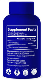 BioImmune Emiquil™ Liposomal NMNH, 500mg 60 Cápsulas - Suplemento de NAD+
