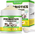 Probióticos en Polvo para Perros - Suplemento Digestivo con Prebióticos y Enzimas - 120 Dosis
