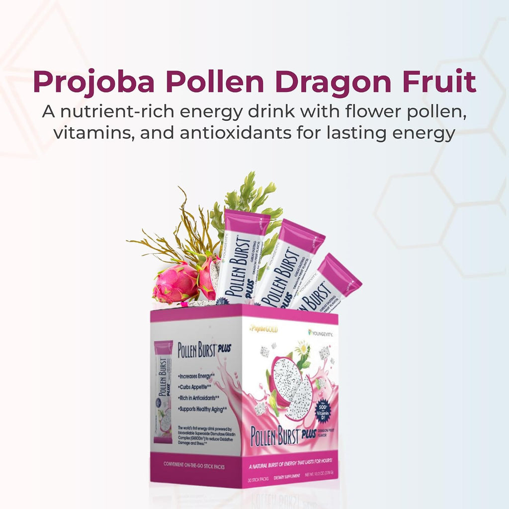 Youngevity ProJoba Pollen Burst™ Dragon Fruit - 30 sticks
