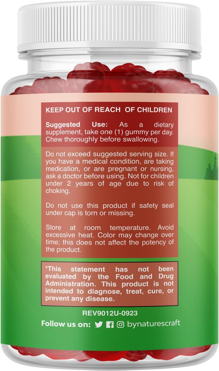 Natures Craft Gomitas de Vitamina D3 para Niños - 1000 UI - 60 Unidades