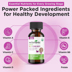 Wellements Organic Baby Multivitamin Drops - Gotas Multivitamínicas Orgánicas para Bebés y Niños Pequeños (30 ml) - Sabor Cereza