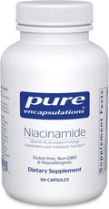 Pure Encapsulations Niacinamida | Vitamina B3 para el metabolismo energético y la movilidad articular | 90 Cápsulas