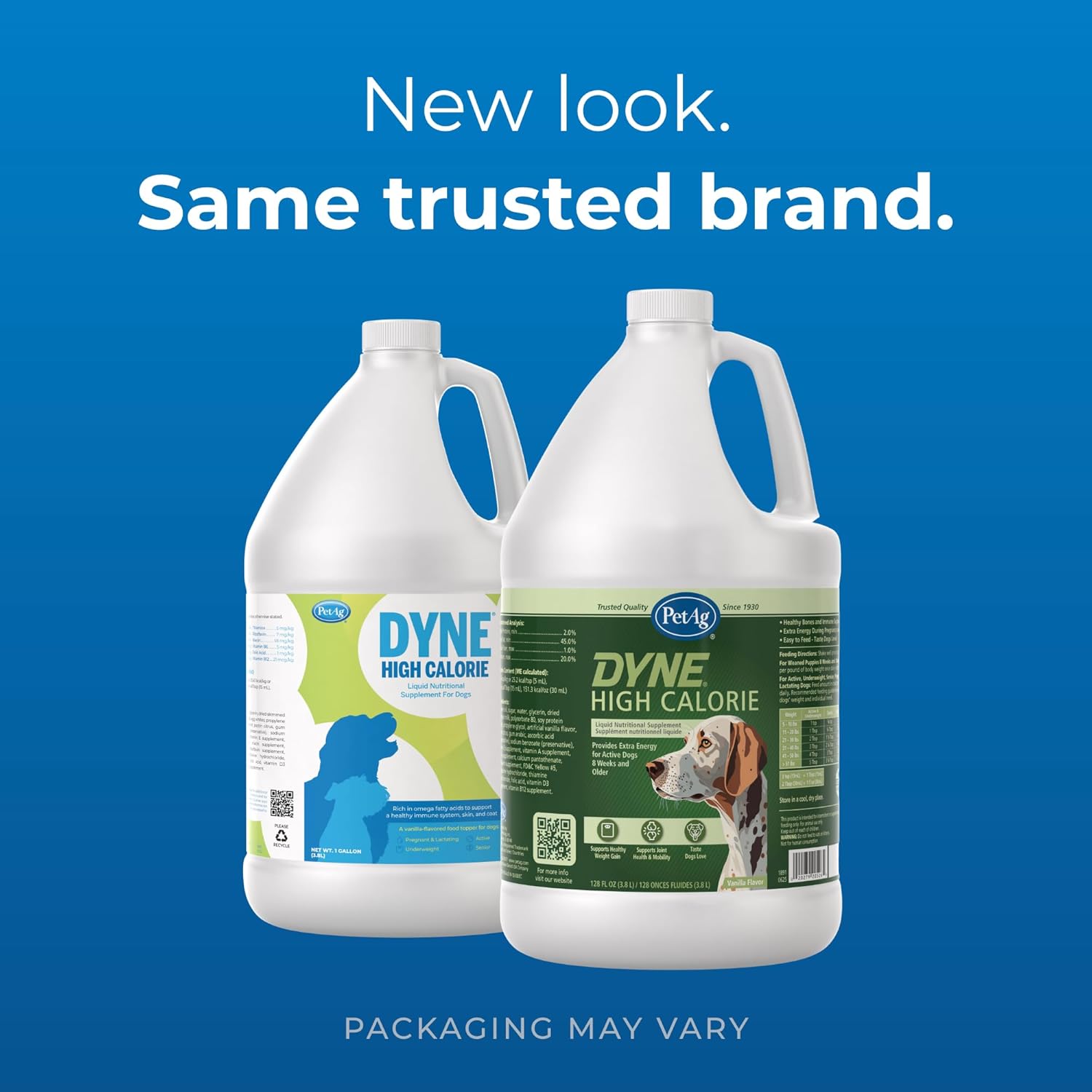 PetAg Dyne Suplemento Nutricional Líquido de Alto Contenido Calórico para Perros y Cachorros - 3,78 Litros - Sabor Vainilla Dulce