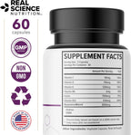 Real Science Dyspnenol - Suplemento Natural de Apoyo Pulmonar con Vinitrox y GABA, 60 Cápsulas