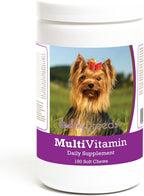 Healthy Breeds Masticable Multivitamínico Suave para Perros Yorkshire Terrier, 180 unidades