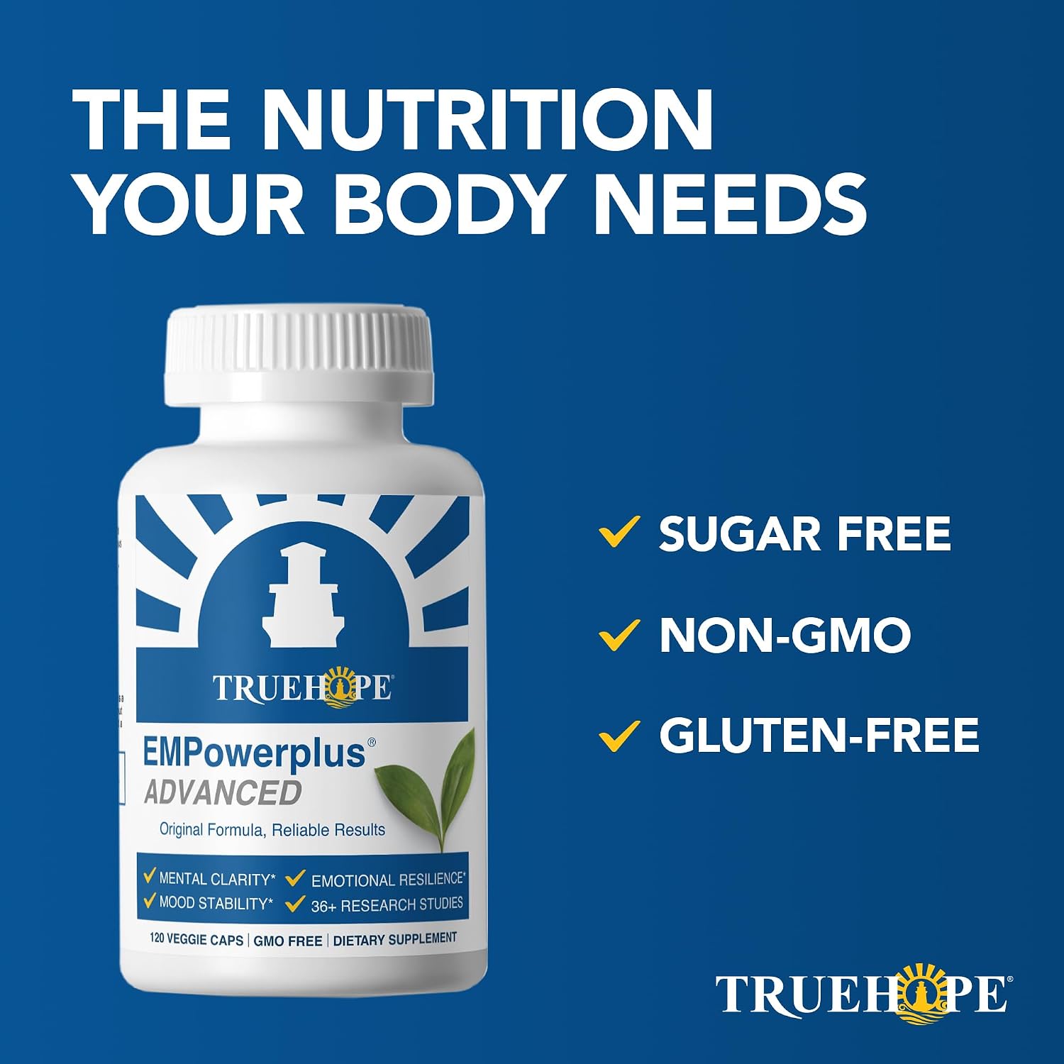Truehope EMPowerplus Advanced Multivitamínico para Mujeres y Hombres - Complejo de Vitaminas y Minerales Quelados - 30 Días de Suministro