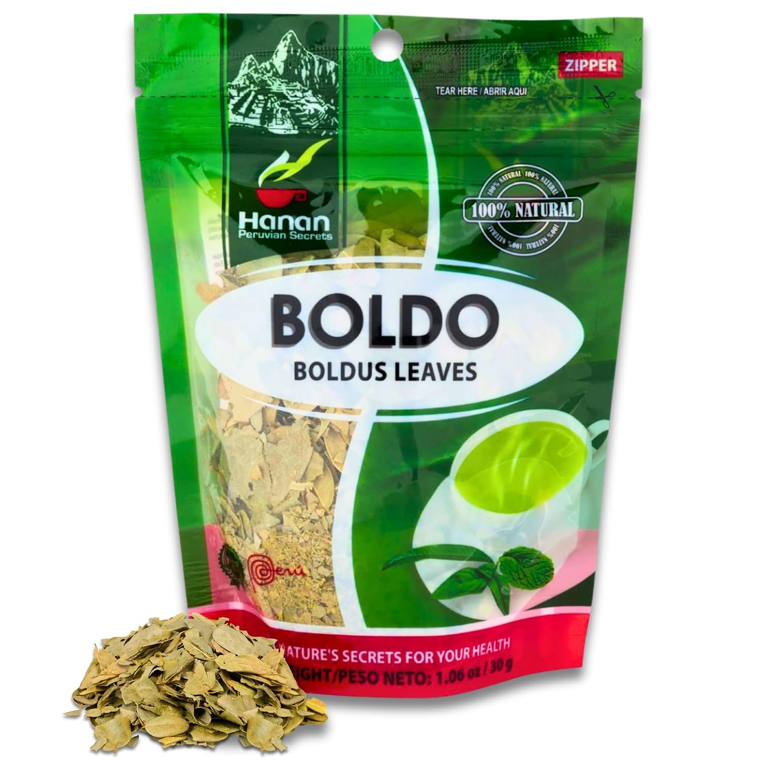 Hanan Chanca Piedra (Stone Breaker) - Té de hierbas de hojas sueltas - Pack de 3 - 120 g