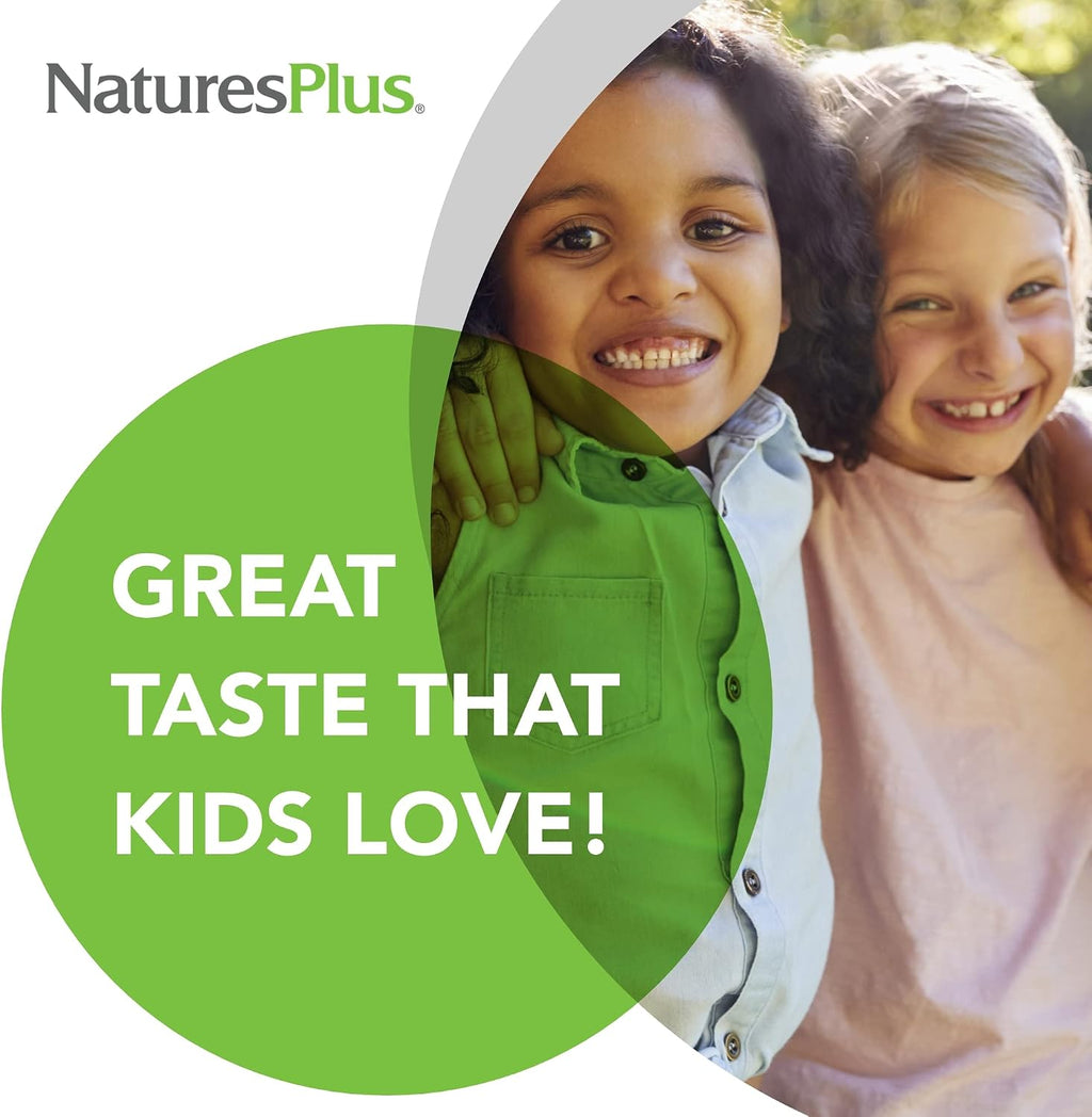 NaturesPlus Animal Parade Multivitamínico Masticable para Niños - Sabor Naranja - 180 Comprimidos