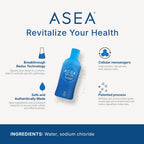 ASEA REDOX - Suplemento de Señalización Celular con Moléculas Redox - Paquete de 4