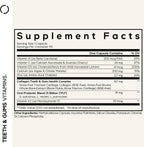 Codeage Teeth & Gums Vitaminas y Probióticos Orales - Suplemento dental con Calcio, Colágeno, Vitaminas C, D3, K2, Zinc - Paquete de 2