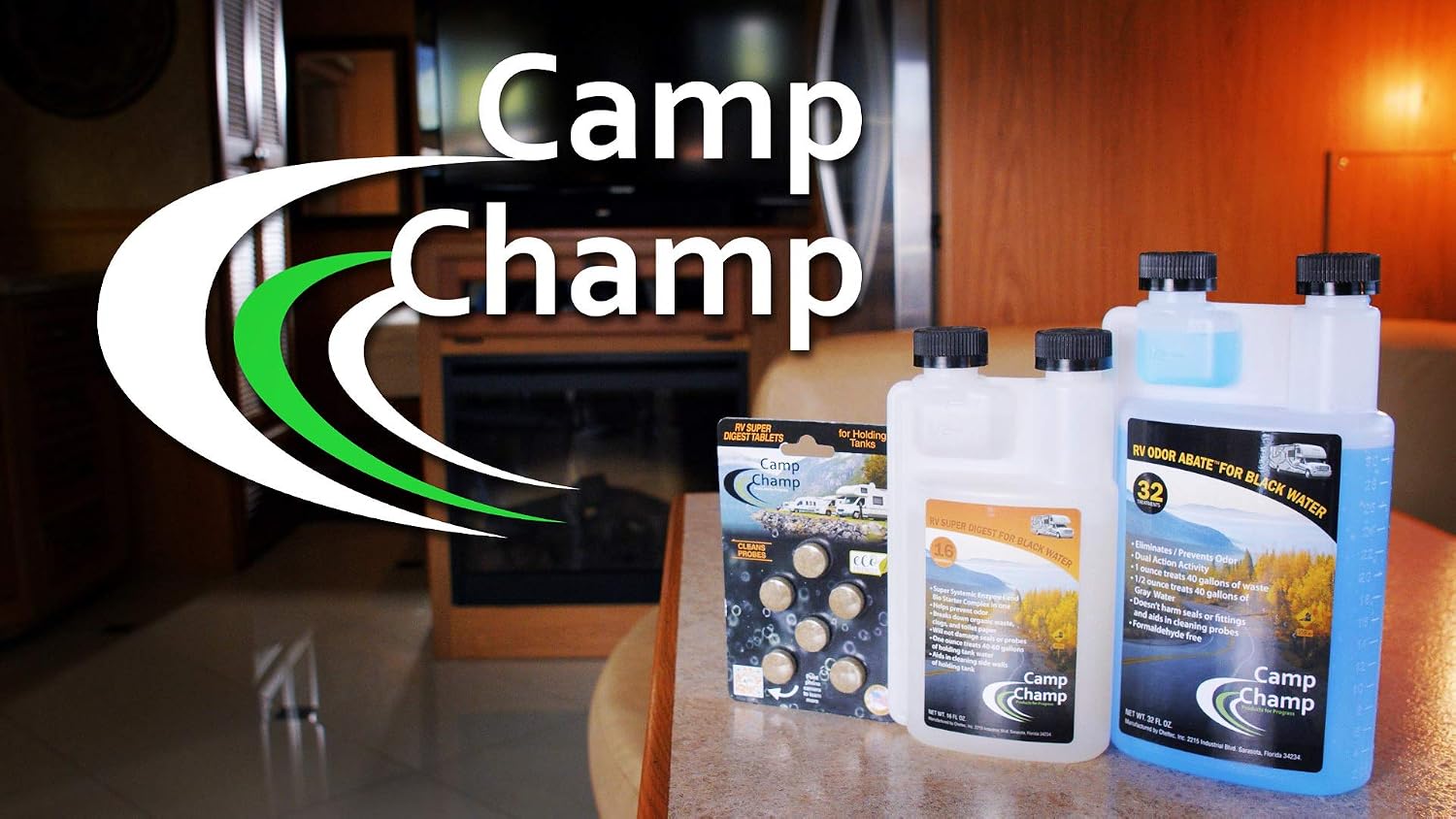 Camp Champ Super Digest para Tanques de RV (6 Comprimidos por Tarjeta) - 31 Billones de Microorganismos por Comprimido