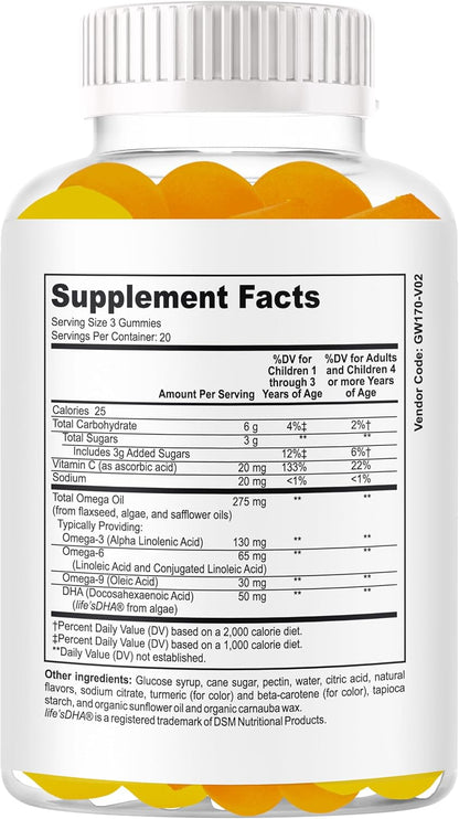 Ez-Focus Junior Vitaminas Cerebrales y Suplementos de Memoria para Niños y Adolescentes, Gominolas Masticables, 60 unidades – Image 5