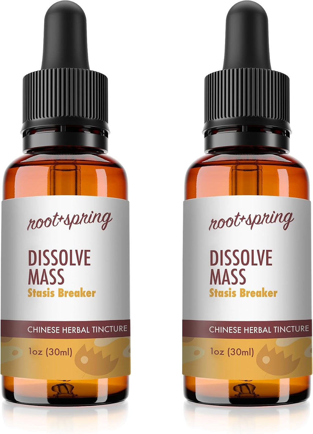 root + spring Dissolve Mass Tintura Herbal Concentrada, Pack de 2