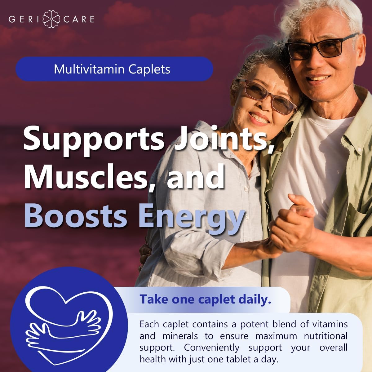 GeriCare Thera Multivitamínico de Alta Potencia, 100 Comprimidos