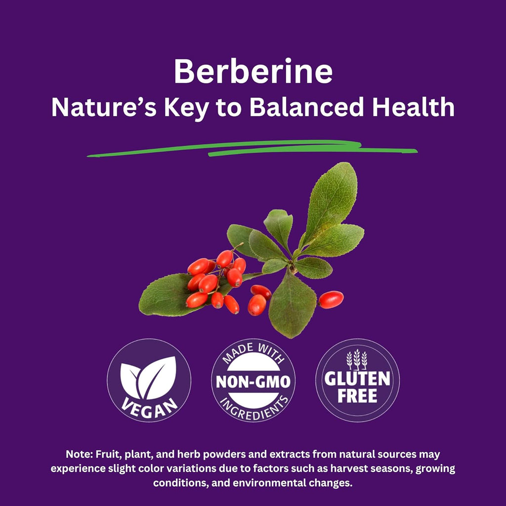Paradise Herbs, Extracto de Berberina, 500 mg, 60 Cápsulas Vegetarianas