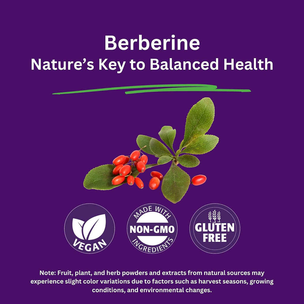 Extracto de Berberina 500 mg – Paradise Herbs, 180 Cápsulas Vegetales