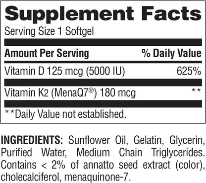 Nature's Wonder Vitamina K2 + D3 con MenaQ7, – Función muscular: La vitamina D contribuye a la función muscular – Image 6