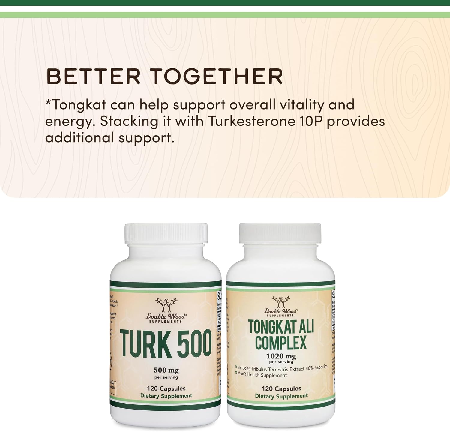 Turkesterone 500 mg, 120 cápsulas - Extracto de Ajuga Turkestanica estandarizado al 10%