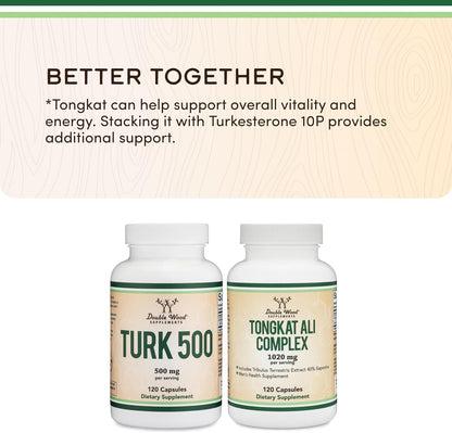 Turkesterone 500 mg, 120 cápsulas - Extracto – Vitalidad general: Puede contribuir a mantener altos niveles de – Image 7