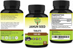 Jamun Seed Tablets by SunNature | 90 Tablets, 1000 mg