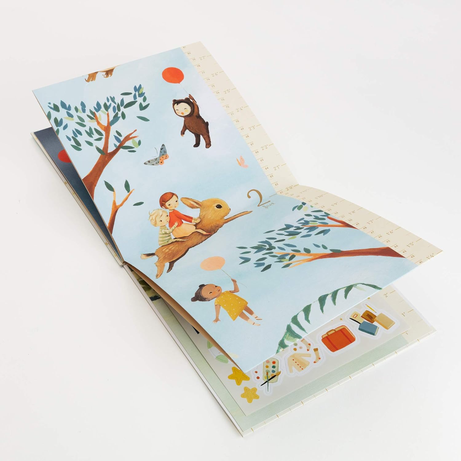 Tabla de crecimiento "The Wonderful Things You Will Be": Incluye pegatinas para marcar los hitos de crecimiento