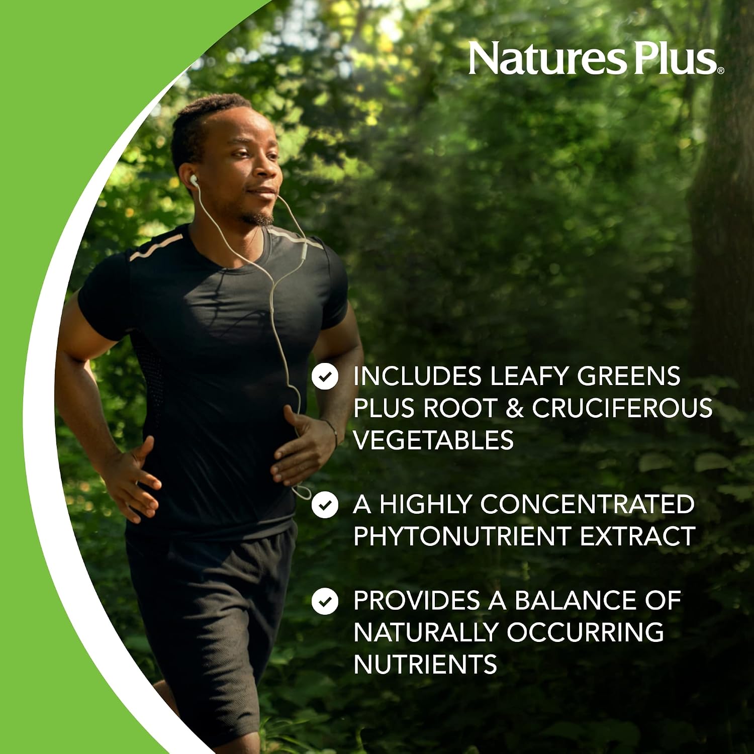 NaturesPlus Mixed Vegetables - 180 Comprimidos, Pack de 2 - con Brócoli, Espinacas, Zanahoria y Col - Sin Gluten - 120 Dosis