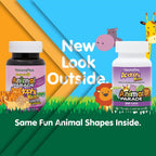 Nature's Plus Animal Parade AcidophiKidz - Probióticos infantiles masticables sabor bayas - 90 comprimidos