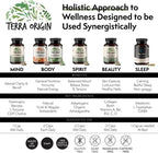 TERRA ORIGIN Suplemento para Cabello, Piel y Uñas | Colágeno, Biotina, Cola de Caballo y Complejo B | 60 Cápsulas