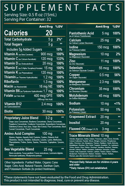 Wellgenix Balanced Essentials Kids Liquid Multivitamin, Pack de 2 x 473 ml – Image 7