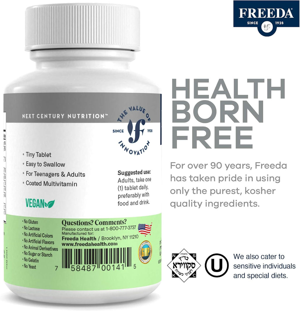 Freedavite - Multivitamínico Moderado para Hombres y Mujeres - 100 Comprimidos