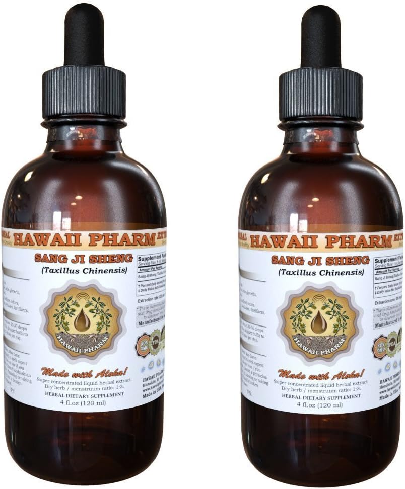 Sang Ji Sheng Tintura - Extracto Líquido de Taxillus Chinensis (Muérdago de Morera) - Suplemento Herbal 2x946 ml