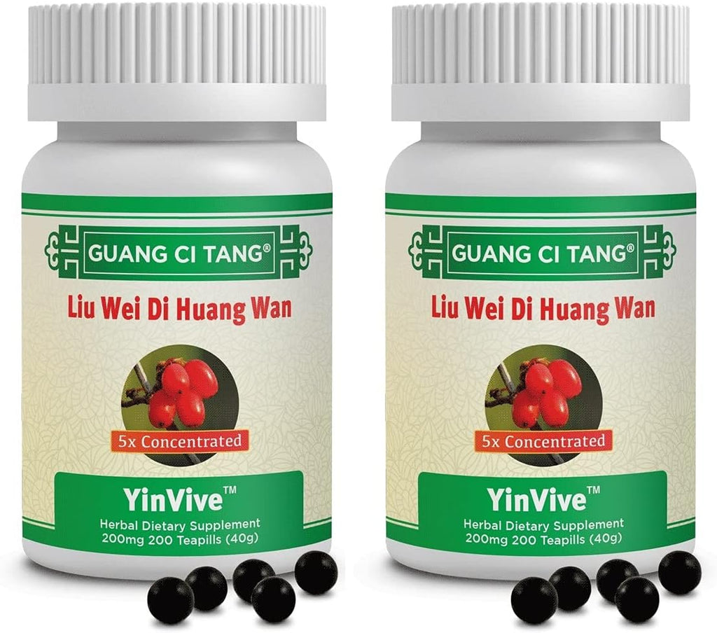 Activeherb Guang Ci Tang YinVive Liu Wei Di Huang Wan, 200 Teapills - Pack de 2