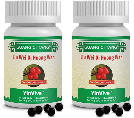 Activeherb Guang Ci Tang YinVive Liu Wei Di Huang Wan, 200 Teapills - Pack de 2