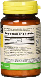 Mason Natural Vitamina B-12 1000mcg Comprimidos Sublinguales - 100 Unidades
