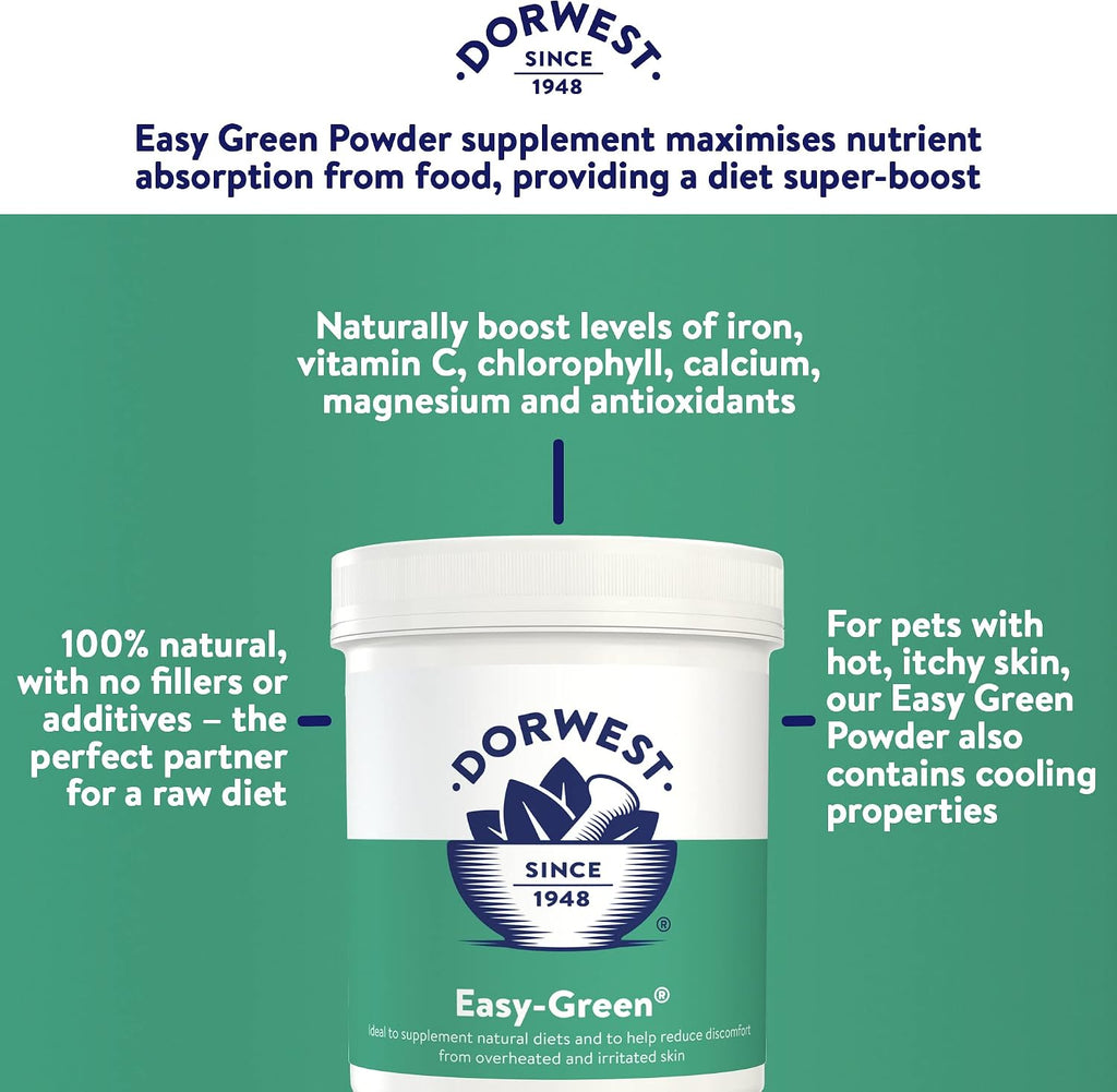 Green Powder Supplement - Suplemento Herbario para Perros y Gatos