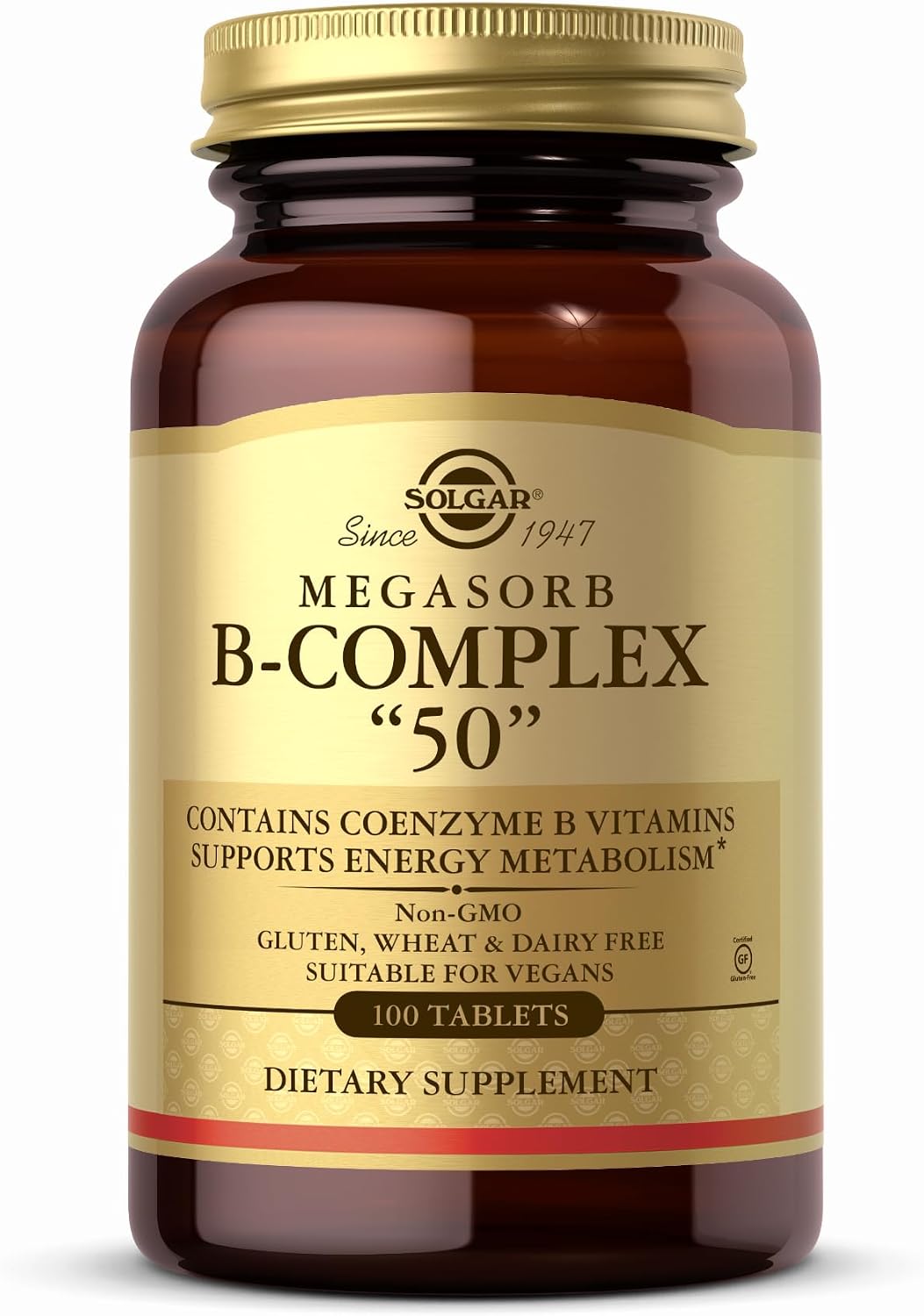 Megasorb B Complex 50 - 100 comprimidos - Solgar