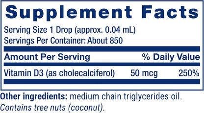 Life Extension Vitamina D3 Líquida, 50 mcg – Sistema inmunitario: La vitamina D contribuye al funcionamiento – Image 4