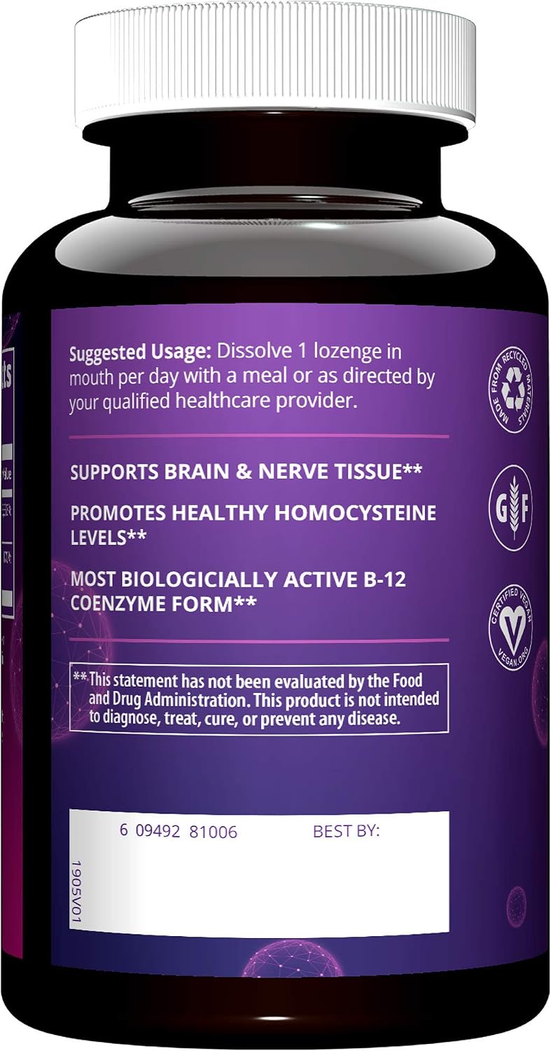 Vitamina B12 con Ácido Fólico 2000 mcg - MRM Nutrition