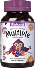 Bluebonnet Nutrition Rainforest Animalz Multivitamínico Masticable para Niños, 90 Comprimidos