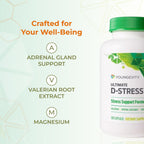 Youngevity Ultimate D-Stress – Complemento para el Estrés con Magnesio y Vitaminas B, 120 Cápsulas