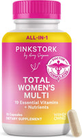 Pink Stork Total Women's Multivitamin - 17 Vitaminas Esenciales para Mujeres