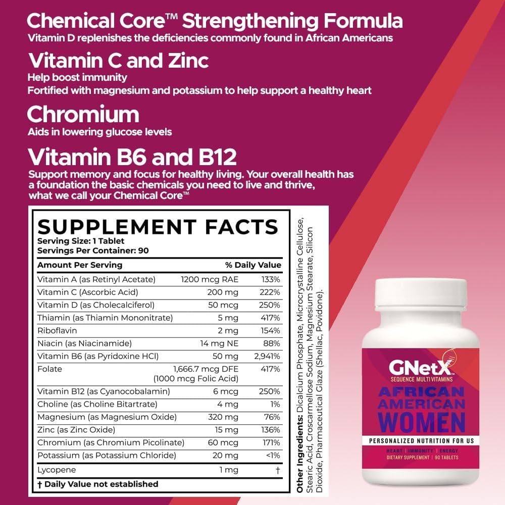 Sequence Multivitaminas para Mujeres Afroamericanas