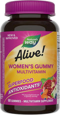 Nature's Way Alive! Multivitamínico en Gomitas para Mujeres, 60 Gomitas