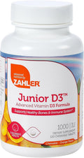 Zahler Junior D3 1000IU – Vitamina D3 Masticable para Niños, 240 Comprimidos