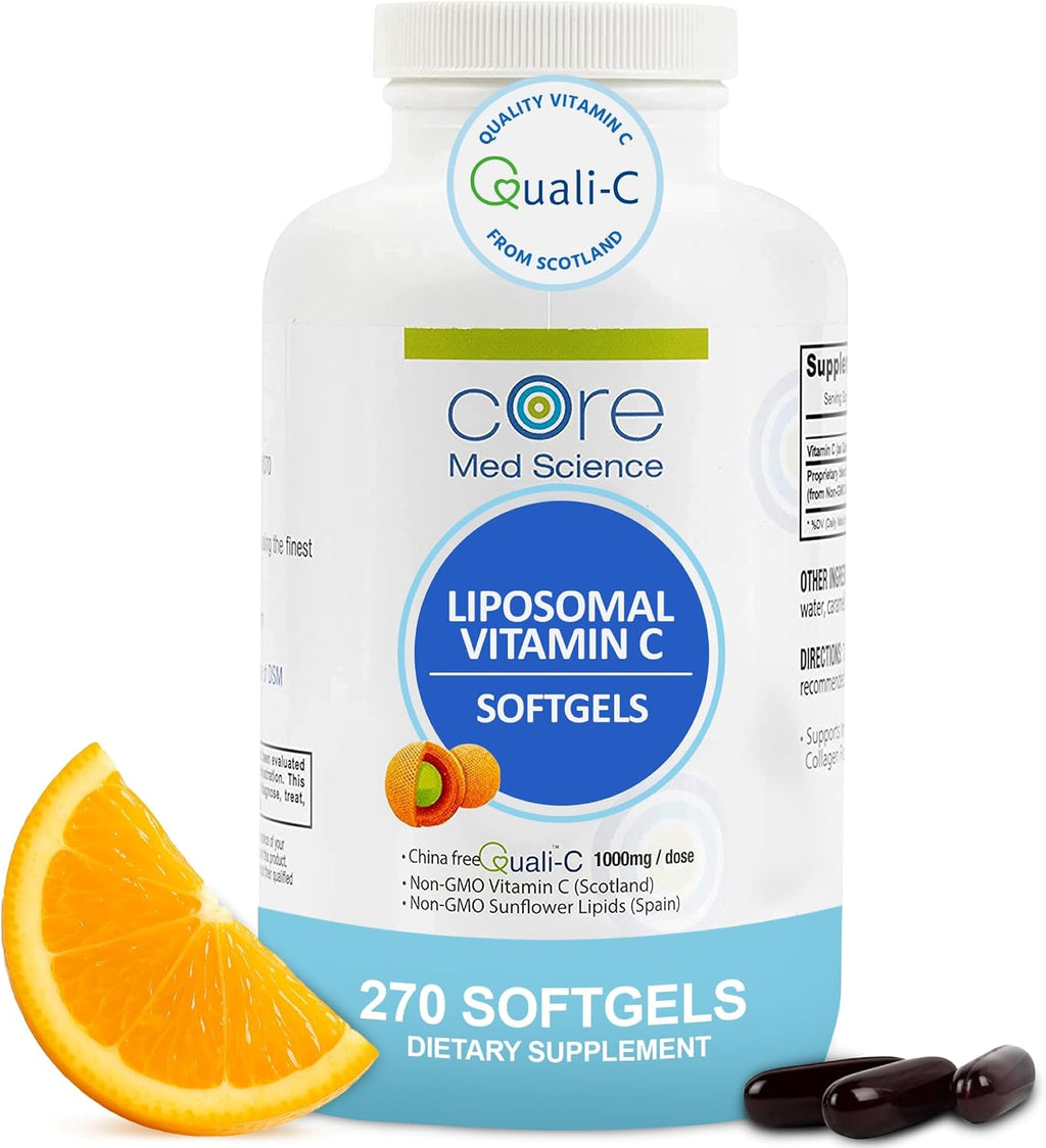 Core Med Science Vitamina C Liposomal 1000mg, 90 Softgels